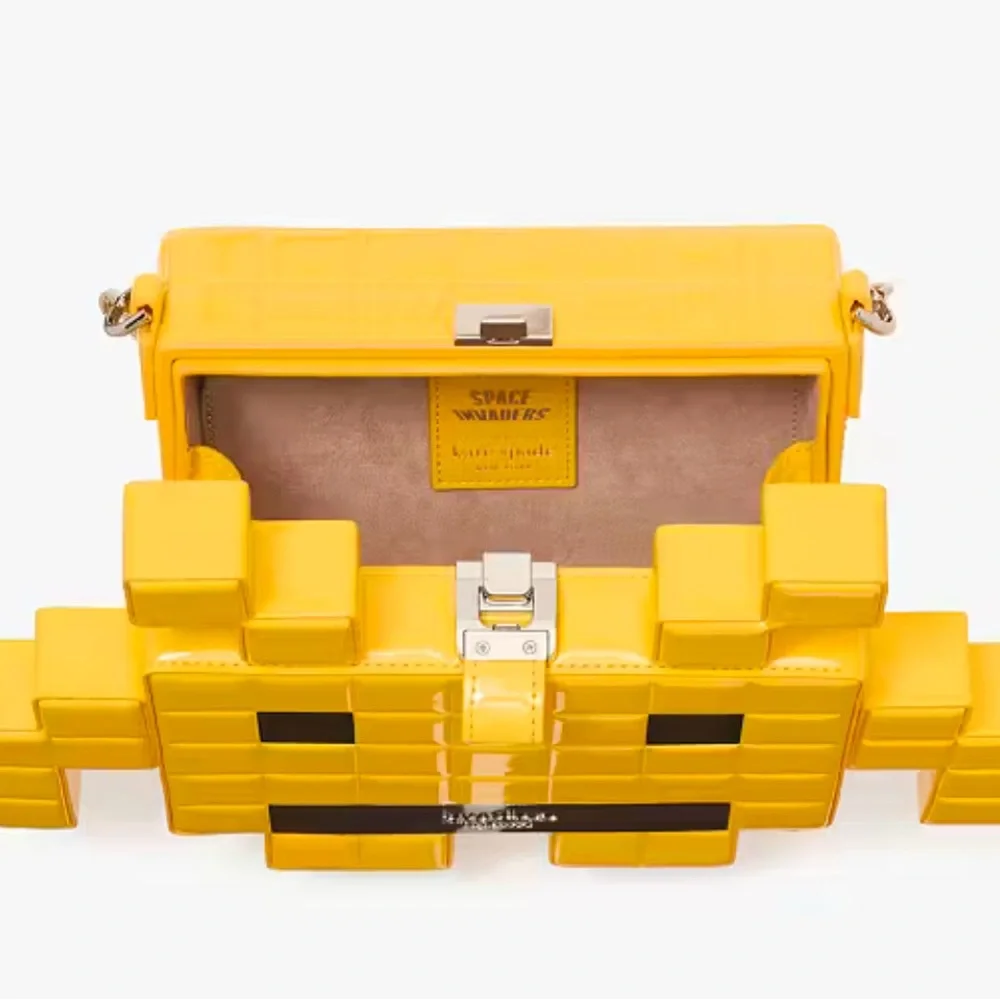 Kate Spade Space Invaders X Kate Spade New York Patent 3d Alien Crossbody